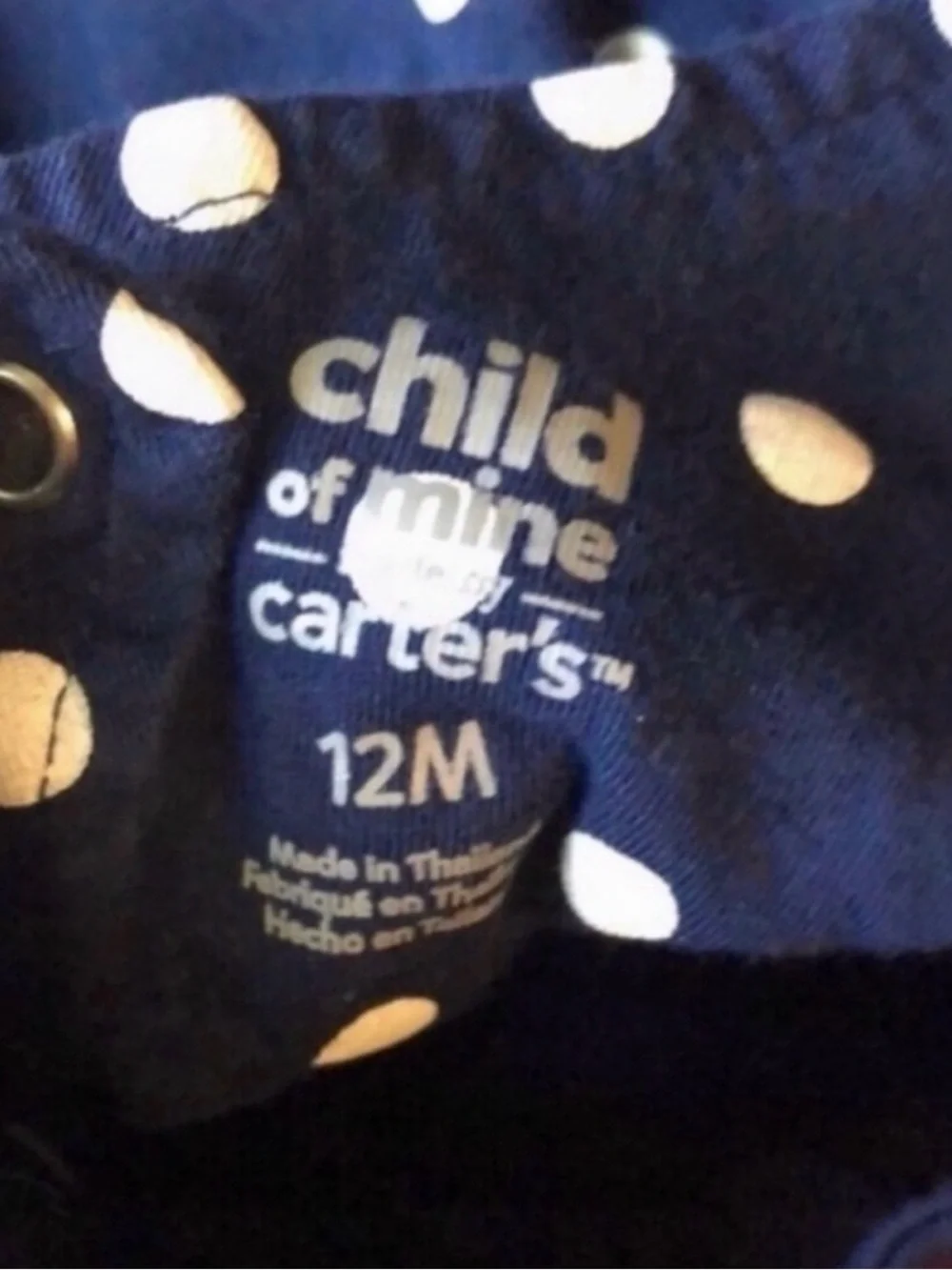 Bundle Outfit Set Carter’s Jeans & Child of Mine Shirt Top Baby Girls 12 months